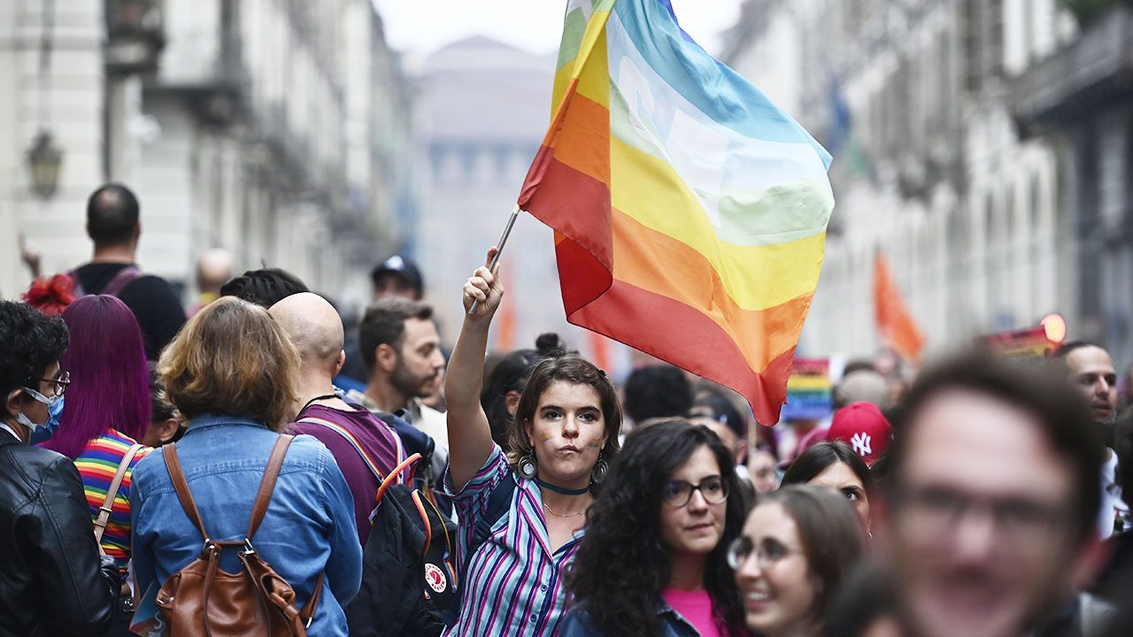 Organizacja pro-life przeciw kwestii gender we Włoszech (fot. Stefano Guidi/Getty Images)