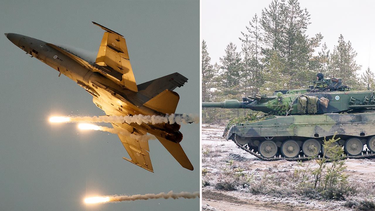 Jest też decyzja w sprawie czołgów Leopard (fot. THE FINNISH DEFENCE FORCES)