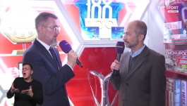 Szef kolegium sędziów PZPN Marcin Szulc i ekspert sędziowski TVP Sport Rafał Rostkowski