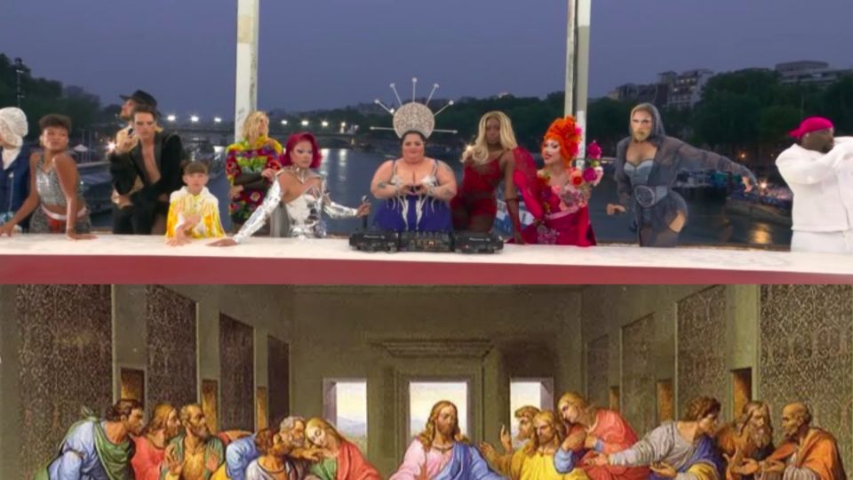 Drag queen parody of 'The Last Supper' sparks fury at Olympics opening  ceremony