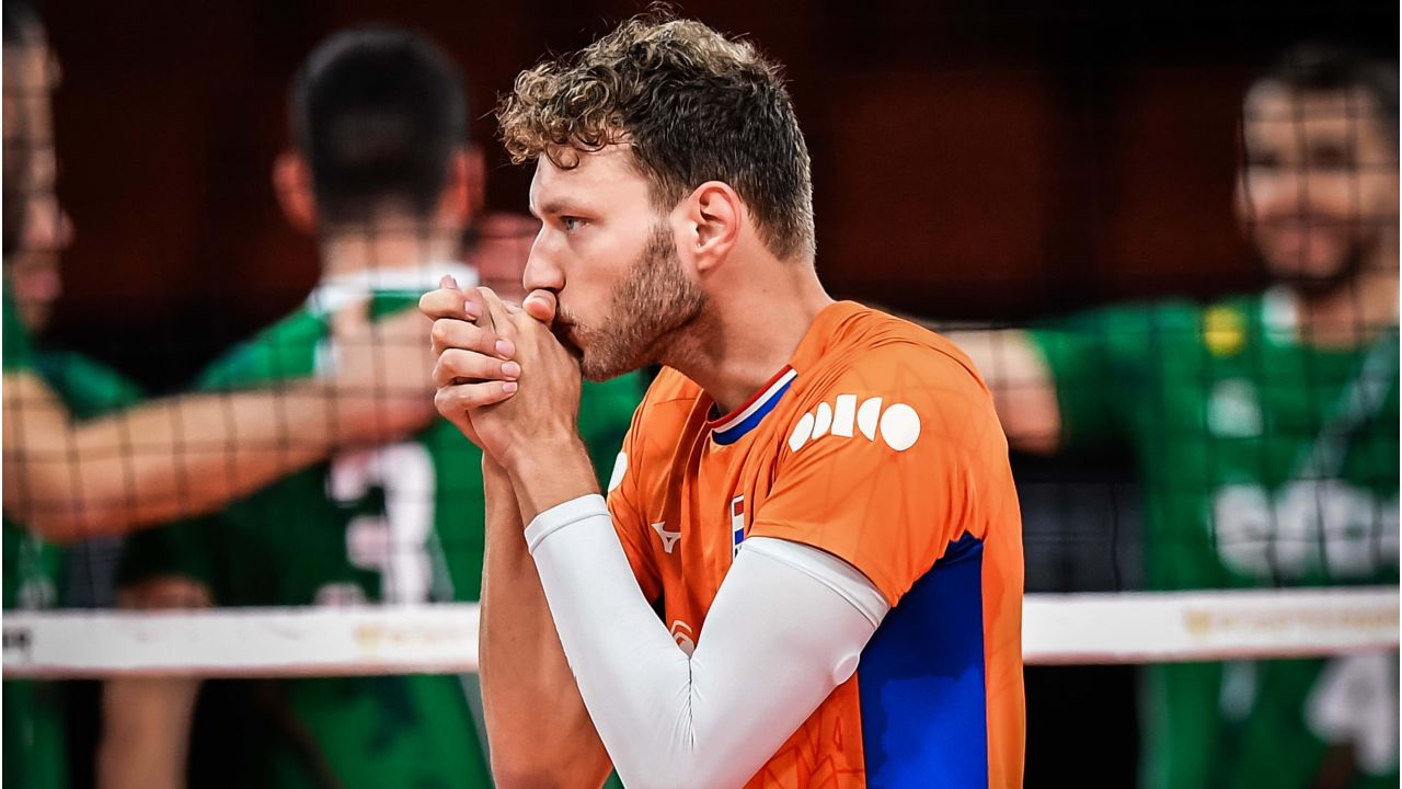 Kadr z meczu Bułgaria – Holandia (fot. Volleyball World)