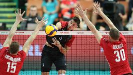 Towarzyskie spotkanie reprezentacji Polski z Niemcami w Spodku (fot. PAP/Łukasz Gągulski)