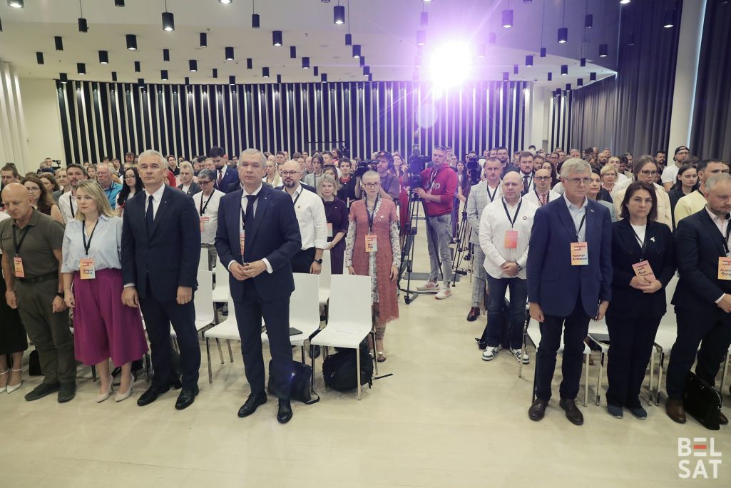 Канферэнцыя Новая Беларусь. Варшава, Польшча. 6 жніўня 2023 года. (Фота: Белсат)