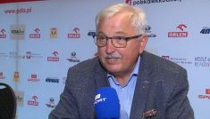 Prezes PZLA, Henryk Olszewski o lekkoatletycznych czwartkach w TVP (fot. TVP)