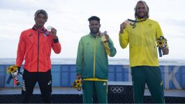 W środku Italo Ferreira (fot. Getty) W środku Italo Ferreira (fot. Getty)