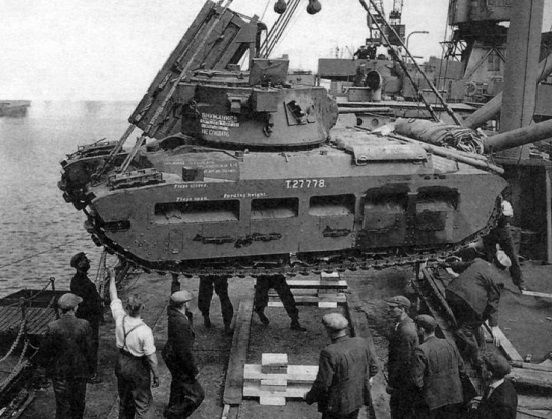 Заходнія танкі для СССР. Крыніца: Русская семерка