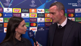 Nicky Hayen i Maja Strzelczyk (fot. TVP SPORT) Nicky Hayen i Maja Strzelczyk (fot. TVP SPORT)