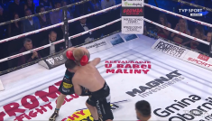 Parzęczewski znokautował Aybaya (fot. TVP)