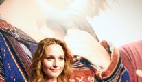 Fot. Ewa Kalinowska/Angelika Kujawiak na premierze filmu "Miłość jest blisko"