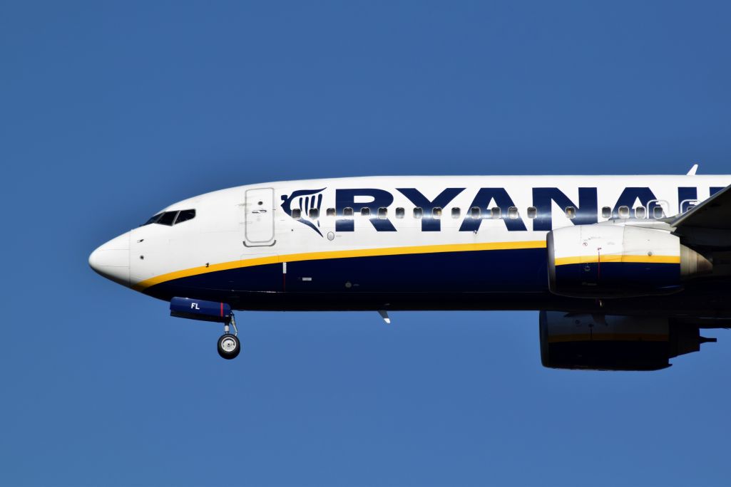 Самалёт «Ryanair». Здымак мае ілюстрацыйны характар. Фота: Rawpixel.com, CC0