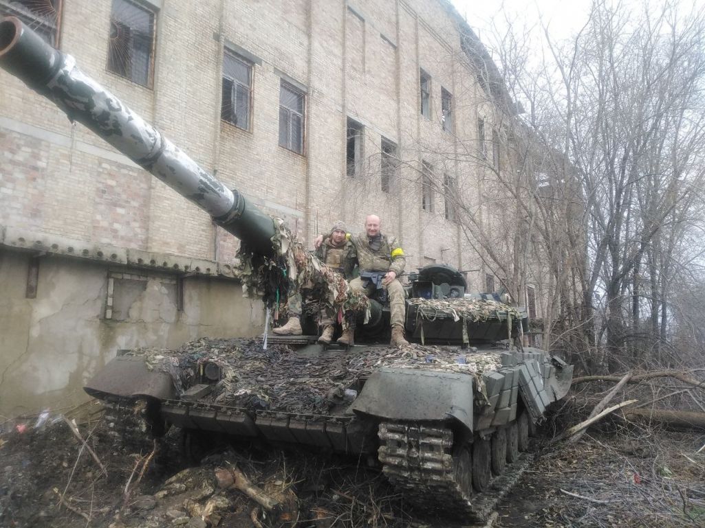 Беларускі добраахвотнік Юрый Кісялюк. Фота, дадзенае рэдакцыі