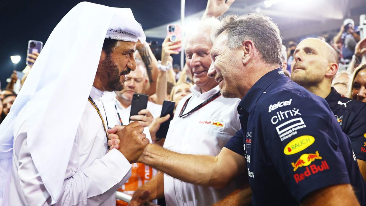 Mohammed Ben Sulayem i Christian Horner (fot. Getty)