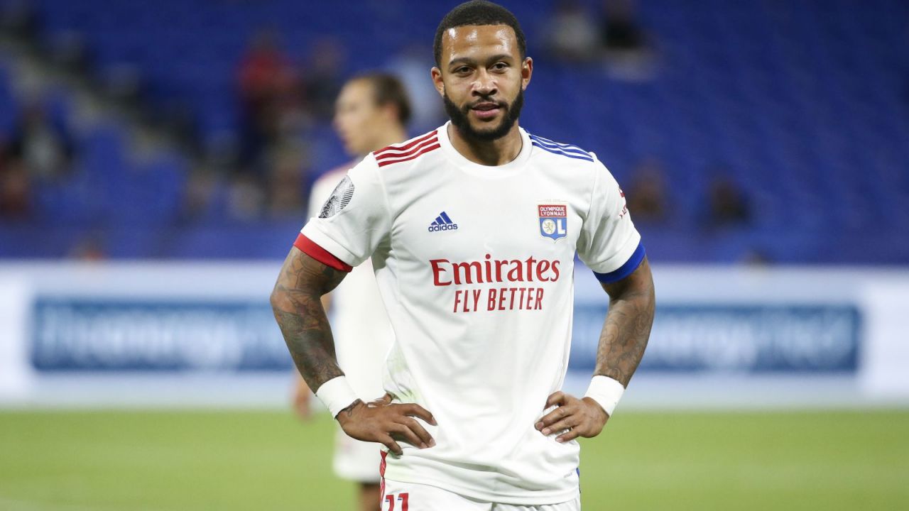 Memphis Depay w Olympique Lyon (fot. Getty Images)