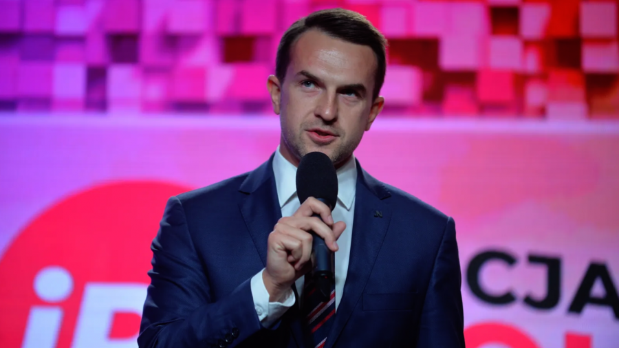 Adam Szłapka, groził śmiercią Adamowi Szłapce, minister do spraw Unii Europejskiej (fot. PAP/Marcin Obara)
