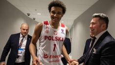 Jeremy Sochan przed meczem reprezentacji Polski (fot. 400mm.pl).