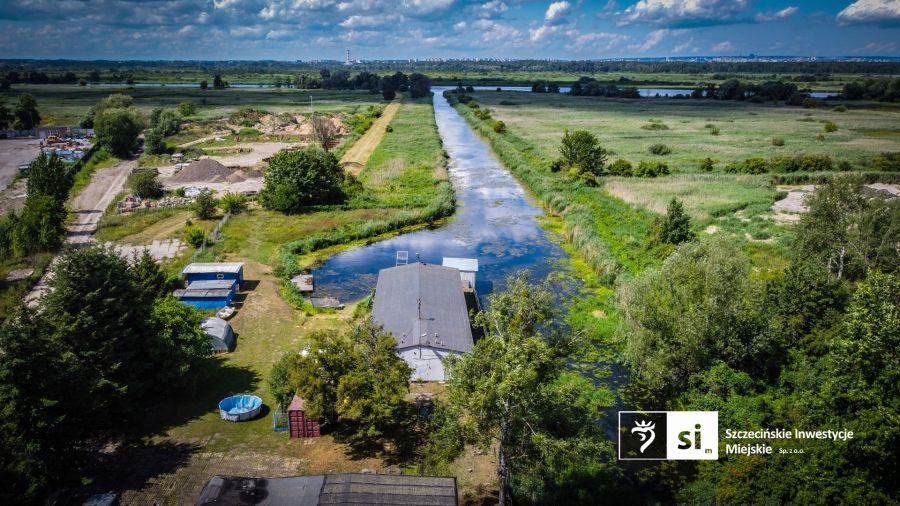 Szczecin z nową przystanią kajakową. Rusza inwestycja na Kanale Ceglanym [źródło: Szczecińskie Inwestycje Miejskie]