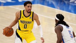 Indiana Pacers prowadzi w finale NBA (fot. Getty).