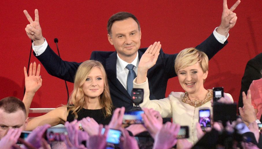 Andrzej Duda lubi pierogi i książki (fot. PAP/B/Zborowski)