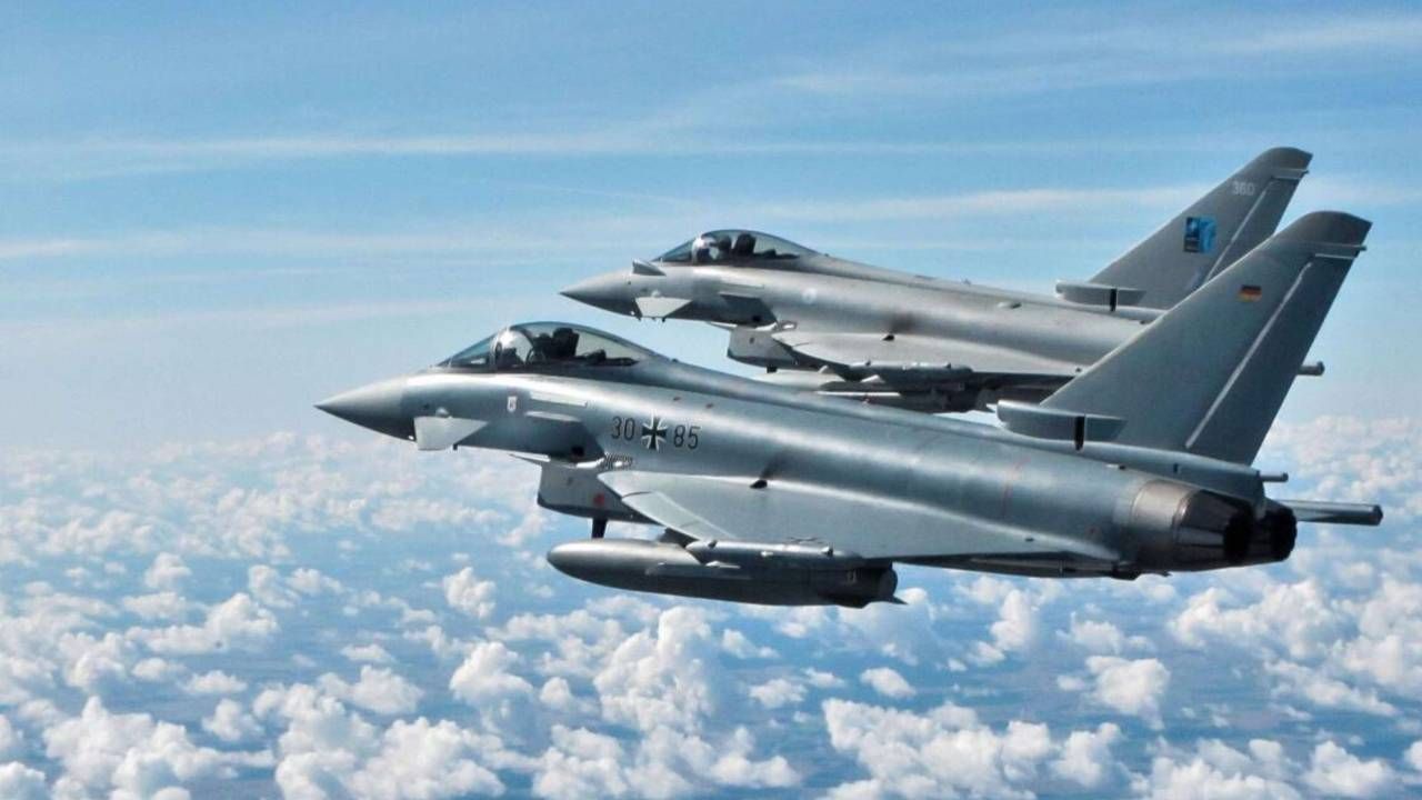 Podstawowym myśliwcem Luftwaffe jest Eurofighter Typhoon (fot. Bundeswehr)