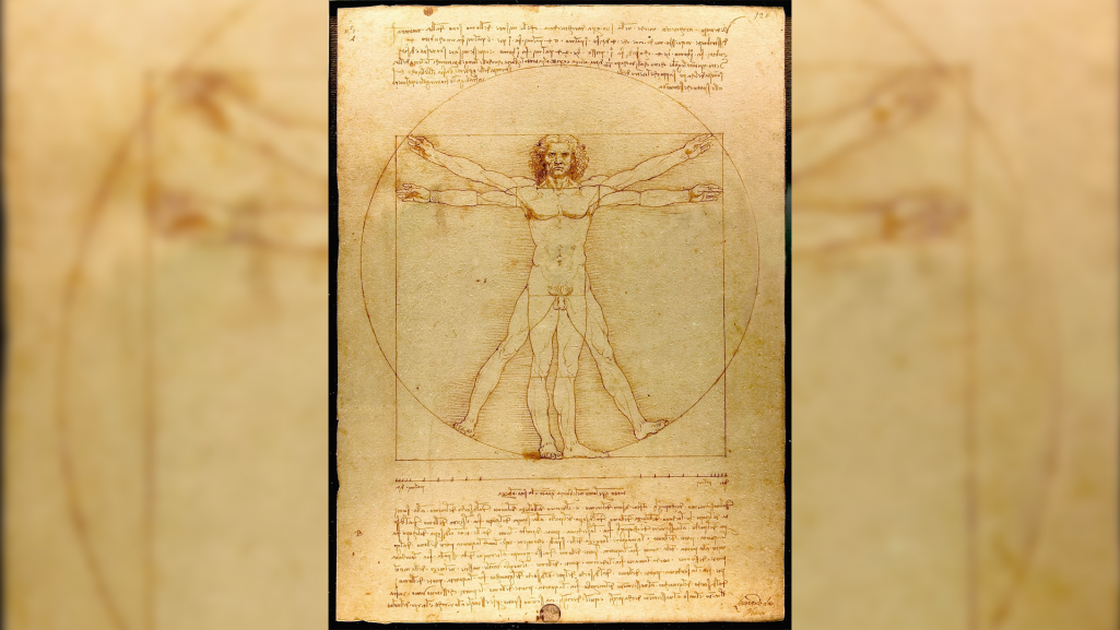 Na zdjęciu obraz „Człowiek witruwiański” Leonarda da Vinci. Fot. wikimedia/ domena publiczna