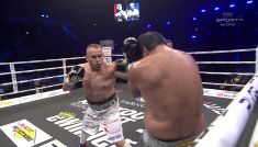 Łukasz Różański vs Ozcan Cetinkaya (fot. TVP)
