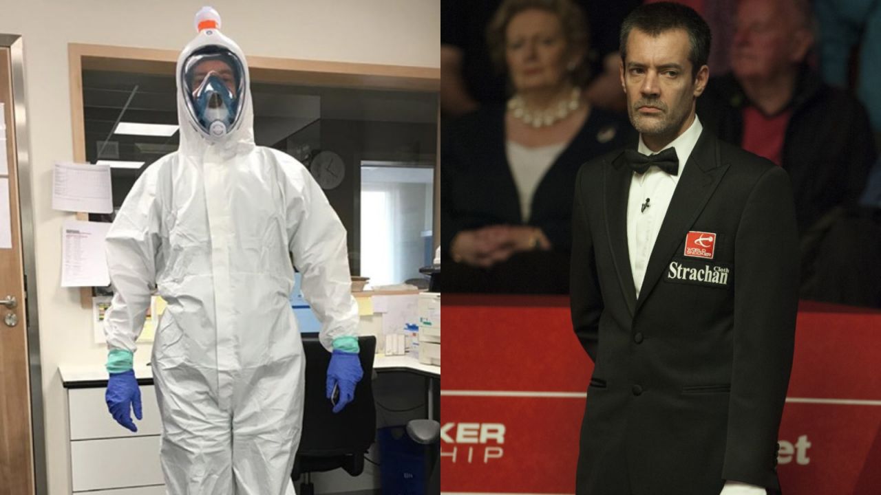 Olivier Marteel miał sędziować mecze MŚ. Zamiast tego walczy z koronawirusem (fot. Getty//World Snooker Tour)