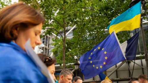 Мітынг у падтрымку Украіны