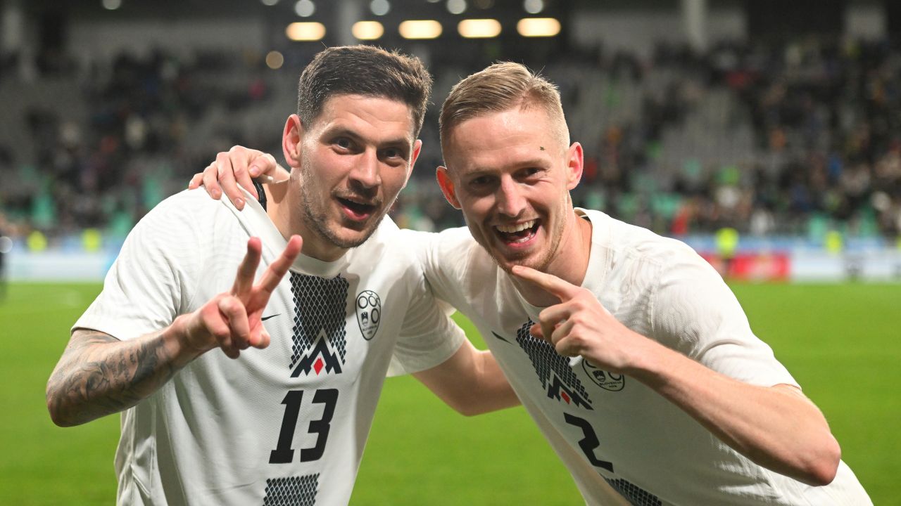 Erik Janża (z lewej) może pojechać na Euro 2024 (fot. Getty)
