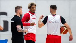 Jeremy Sochan w barwach reprezentacji Polski (fot. Getty).