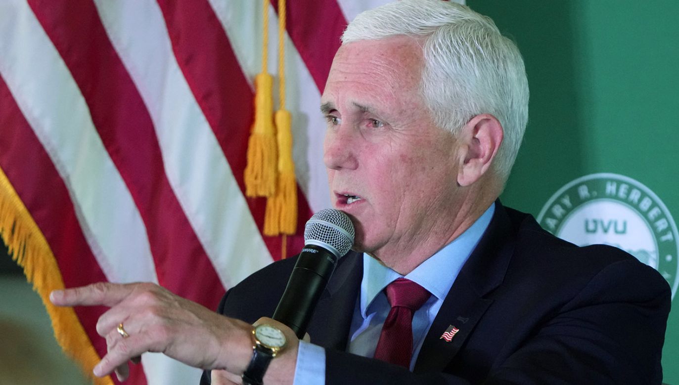 Były wiceprezydent Mike Pence wystartuje w wyborach prezydenckich w USA (fot. George Frey/Getty Images)