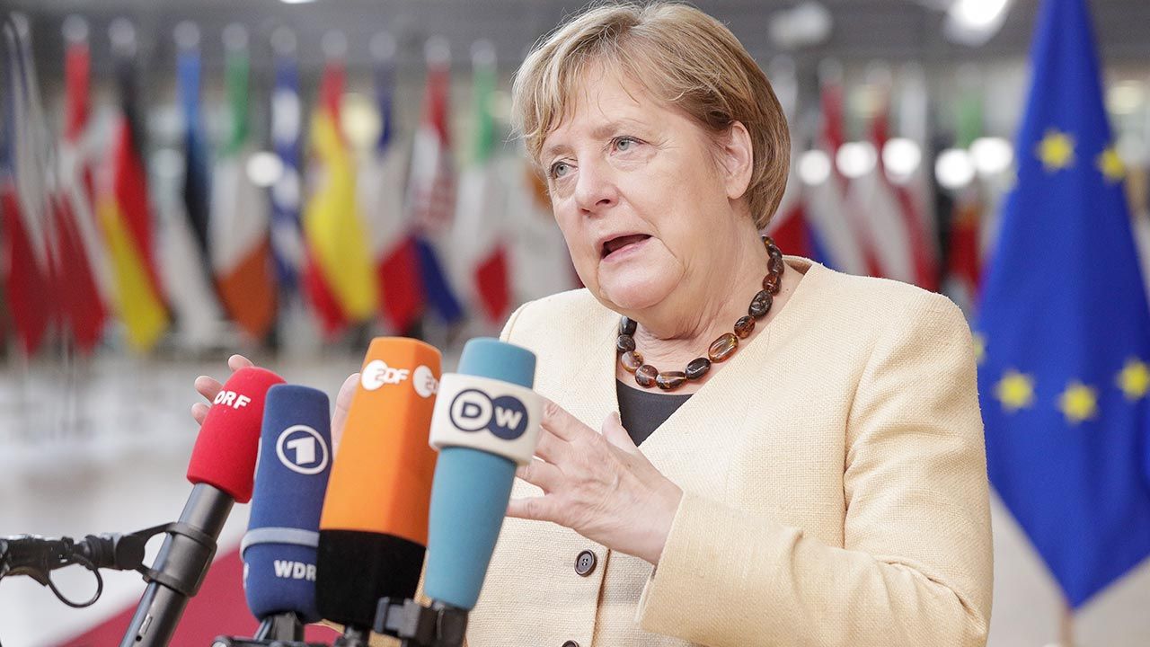 Angela Merkel zabrała głos nt. działań UE ws. Polski (fot. PAP/EPA/OLIVIER HOSLET / POOL) Angela Merkel zabrała głos nt. działań UE ws. Polski (fot. PAP/EPA/OLIVIER HOSLET / POOL)