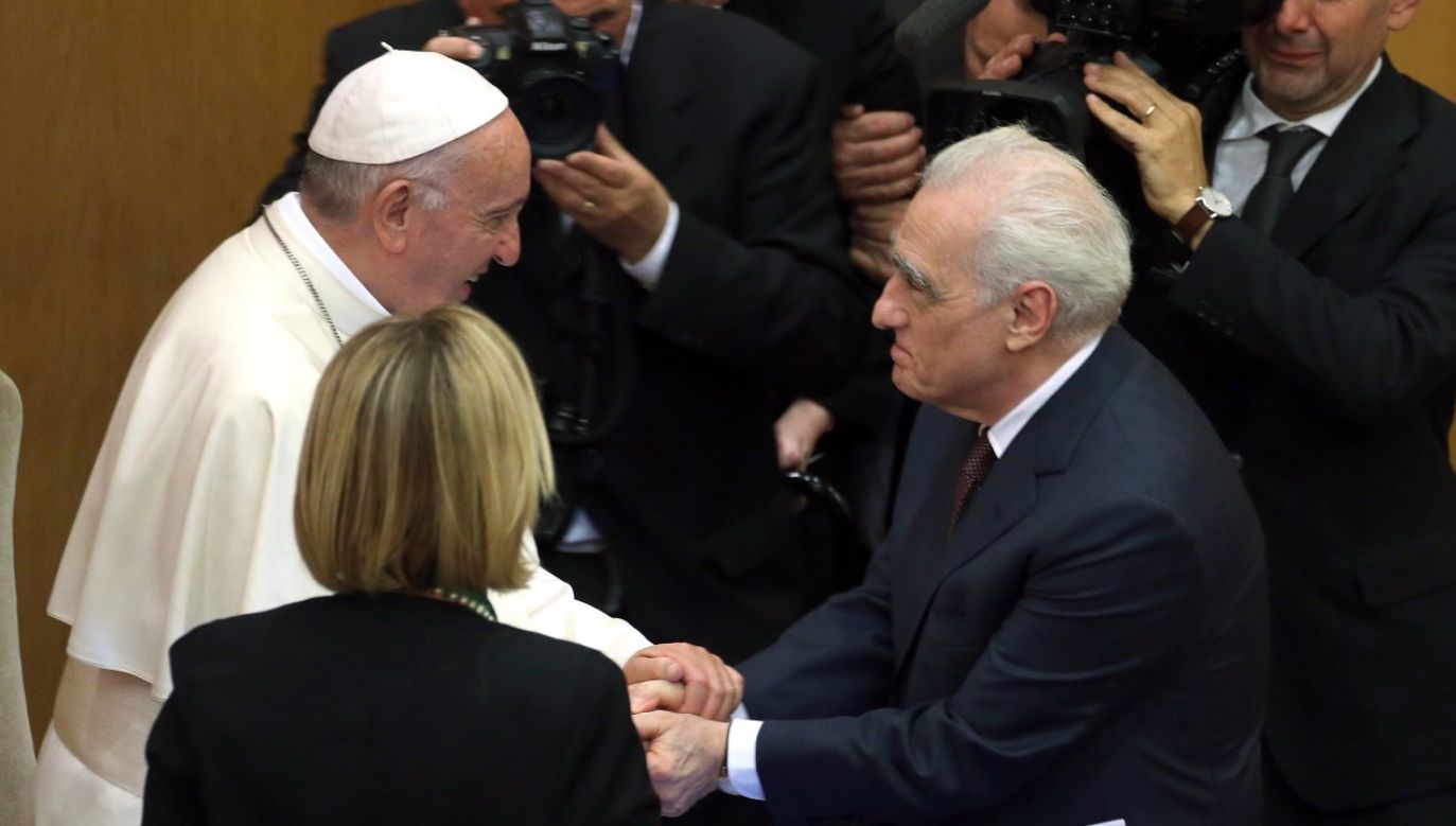 Papież Franciszek już kilka razy rozmawiał z Martinem Scorsese (fot. Franco Origlia/Getty Images)
