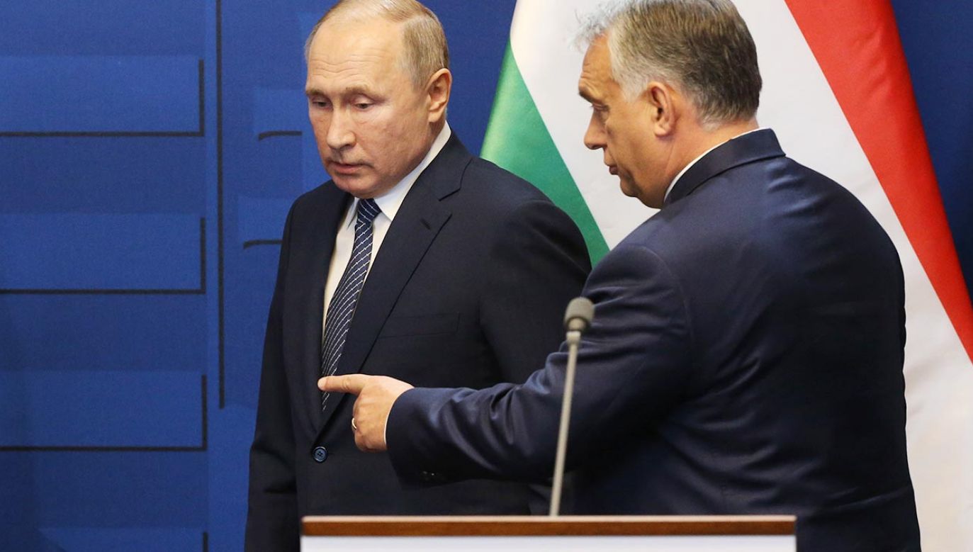 Rosyjski dyktator Władimir Putin i premier Węgier Viktor Orbán (fot. Mikhail Svetlov/Getty Images)