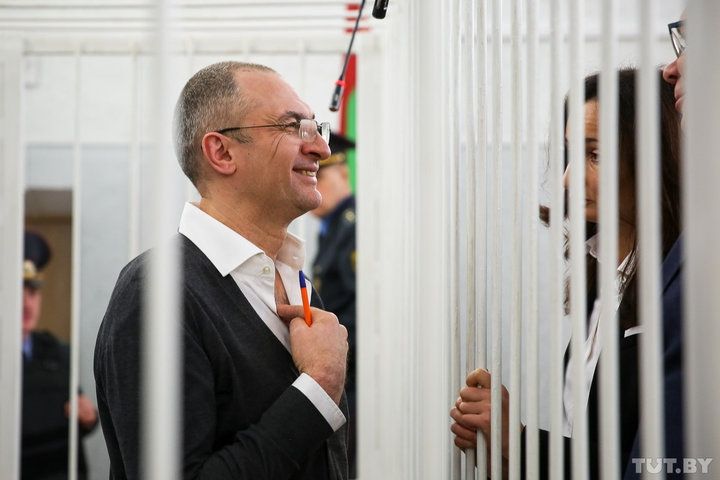 Аляксандр Мураўёў на судзе. (Фота: TUT.by)