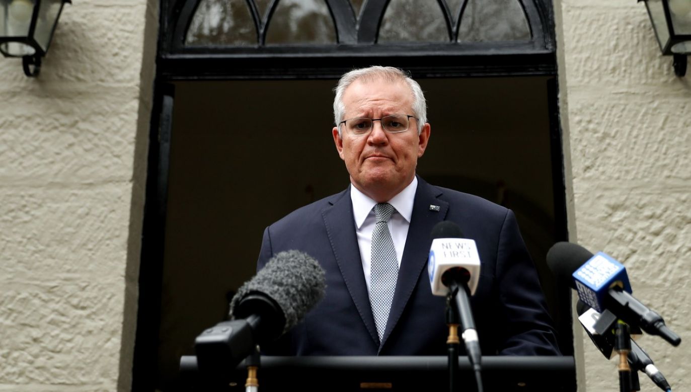 Premier Australii Scott Morrison (fot. Brendon Thorne/Getty Images)