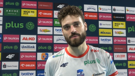 Kamil Rychlicki (fot. PlusLiga) Kamil Rychlicki rozegrał swój pierwszy mecz w hali w Kędzierzynie-Koźlu, a jego ZAKSA uległa aktualnemu wicemistrzowi Polski, drużynie Aluronu CMC Warty Zawiercie (fot. PlusLiga)