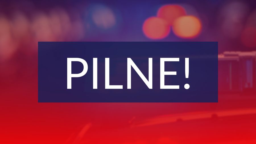Jedlec: pożar budynku mieszkalnego i gospodarczego, akcja gaśnicza (fot. TVP3 Poznań)
