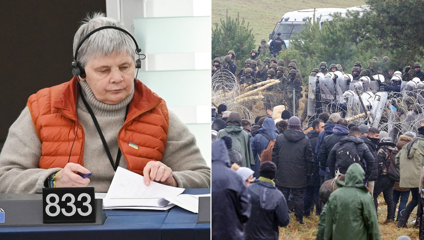 Posłanka Koalicji Obywatelskiej słynie z absurdalnych wypowiedzi (fot. Aleksiej Witwicki / Forum; Stringer/Anadolu Agency via Getty Images)