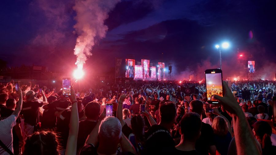 Koncert Marko Perković Thompsona w Zagrzebiu (fot. Matija Habljak / PIXSELL / Forum)