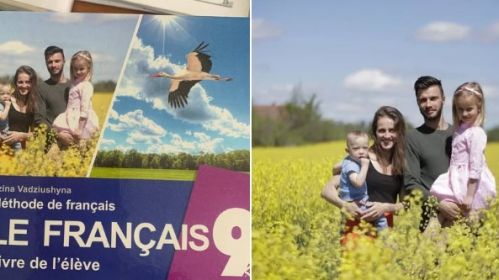 imgЗлева вокладка падручніка па французскай мове для 9-га класа. Справа – фотаздымак Ірыны Арахоўскай. Калаж: iryna.arakhouskaya / Facebook