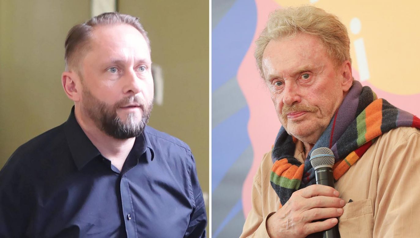 Kamil Durczok i Daniel Olbrychski (fot.  PAP/Roman Zawistowski; Forum/Jacek Szydlowski)