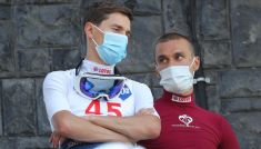 Kamil Stoch, Piotr Żyła (Fot. PAP)