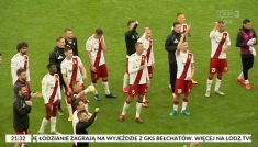 ŁKS wygrał spotkanie 1. ligi (fot. TVP)