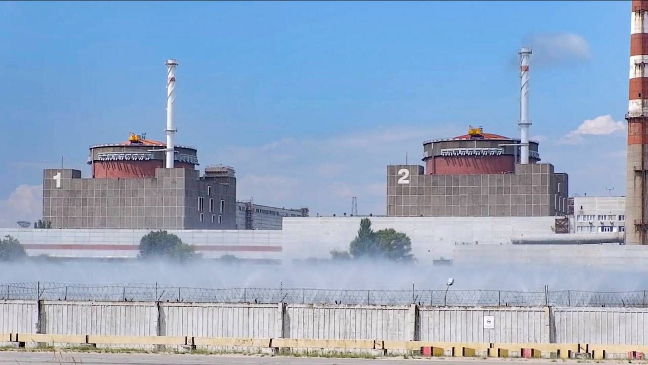 Zaporoska elektrownia jest największą elektrownią atomową w Europie (fot.RUSSIAN EMERGENCIES MINISTRY)