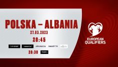 Polska - Albania (fot. TVP SPORT)