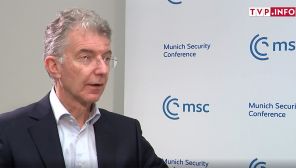 Przewodniczący Monachijskiej Konferencji Bezpieczeństwa Cristoph Heusgen  (fot. TVP)